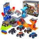 thumbnail image 1 of Set de juego Team Power – 8 camiones monstruo con arena de acrobacias, 1 of 7