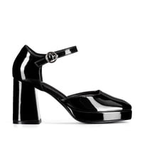 Zapato Mary Jane Tacones Elegante Charol Mujer Weide Yl85