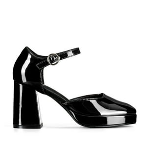 Zapato Mary Jane Tacones Elegante Charol Mujer Weide Yl85