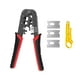 thumbnail image 3 of Alicates De Red Para Cortar Y Pelar Abrazadera De Red Herramienta Manual Engarzadora De Cables 6p8p Rojo, 3 of 3