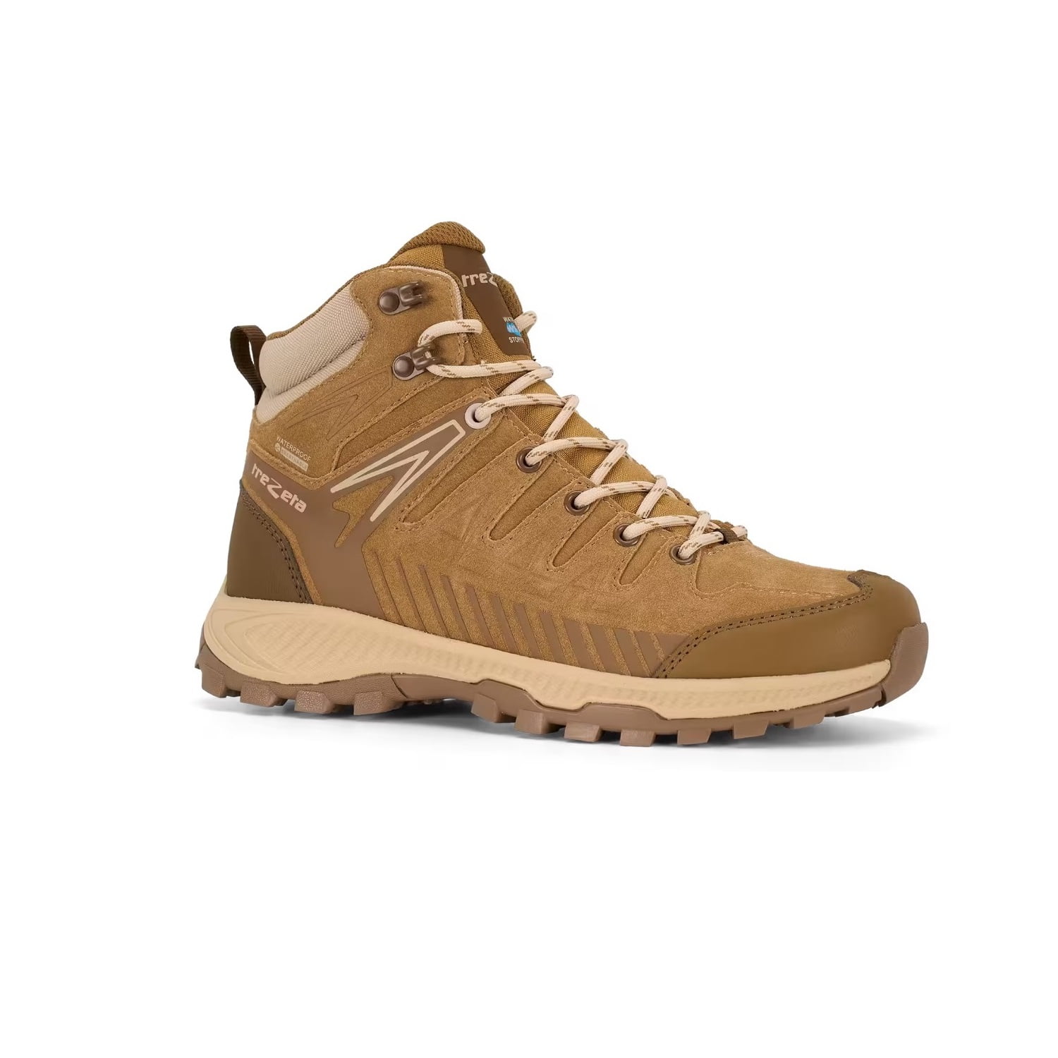 Botín Outdoor Mujer Thunder Cuero Mid Café Trezeta