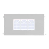 Ioensy - Panel De Pared Lateral Portátil De Repuesto Para Toldo De Patio, Color Blanco