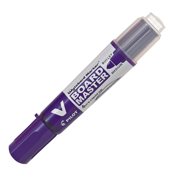 12 un. Marcador Pizarra V Board Master Violeta