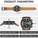 thumbnail image 2 of Reloj Benyar Hombre Cronagrafo 45mm Cuarzo Cuero Impermeable, 2 of 3