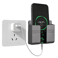 Genérica - Soporte Gris De Pared Adhesivo Para Celular