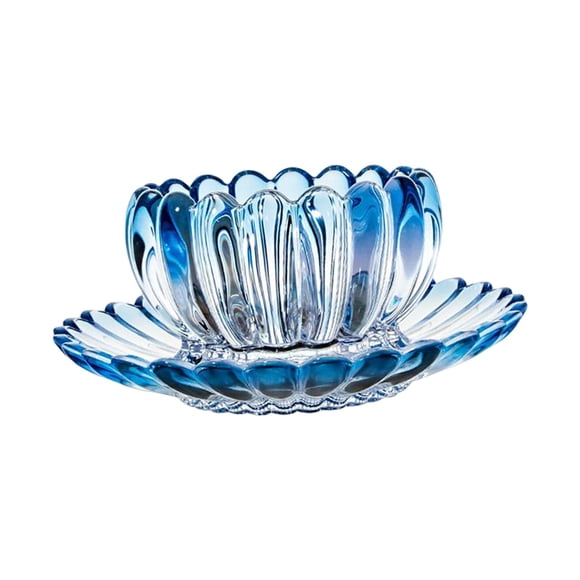 Lotus Bowl Fruit Bowl Patrón De Flores Para El Día De La Madre Navidad Inauguración De La Casa Azul