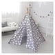 thumbnail image 2 of Carpa Tipi Niños Infantil 160 Cm Estrellas Gris Decoración, 2 of 8