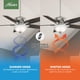 thumbnail image 3 of Ventilador de techo Hunter Newsome 53312 con luz LED de 52 pulgadas, 3 of 9