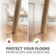 thumbnail image 3 of Protectores de fieltro para muebles X-Protector, 235 piezas, protectores para pisos de madera, 3 of 6