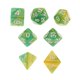 thumbnail image 1 of 7 Uds Dados Digitales De Varios Lados D4 D6 D8 D10 D12 D20 Para Juegos De Mesa Juguetes Accesorios Amarillo Verde, 1 of 5