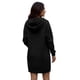 thumbnail image 2 of Vestido Midi Polerón Negro Capucha - Botones en Escote y Bolsillo, 2 of 3