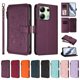 thumbnail image 3 of Funda Cartera Mariposa para [Xiaomi Redmi Note 13 4G] con Soporte y Cremallera Violeta, 3 of 6