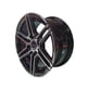 thumbnail image 4 of Juego de Llantas 13x6 4x100/4x114.3 Et25 black machined+red undercut+chrome rivets H2747, 4 of 4