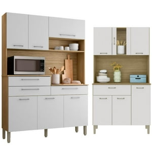 Movelaria - Combo Mueble De Cocina Kyra Y Kit 8 Puertas Kit Orion K0608