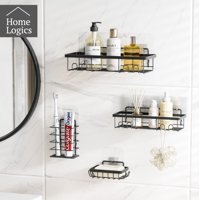 Organizador Ducha Adhesivo Set 4 Home Logics 1 Un