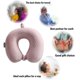 thumbnail image 5 of Almohada de viaje Gosider Neck en forma de U, espuma viscoelástica, color rosa, 5 of 6