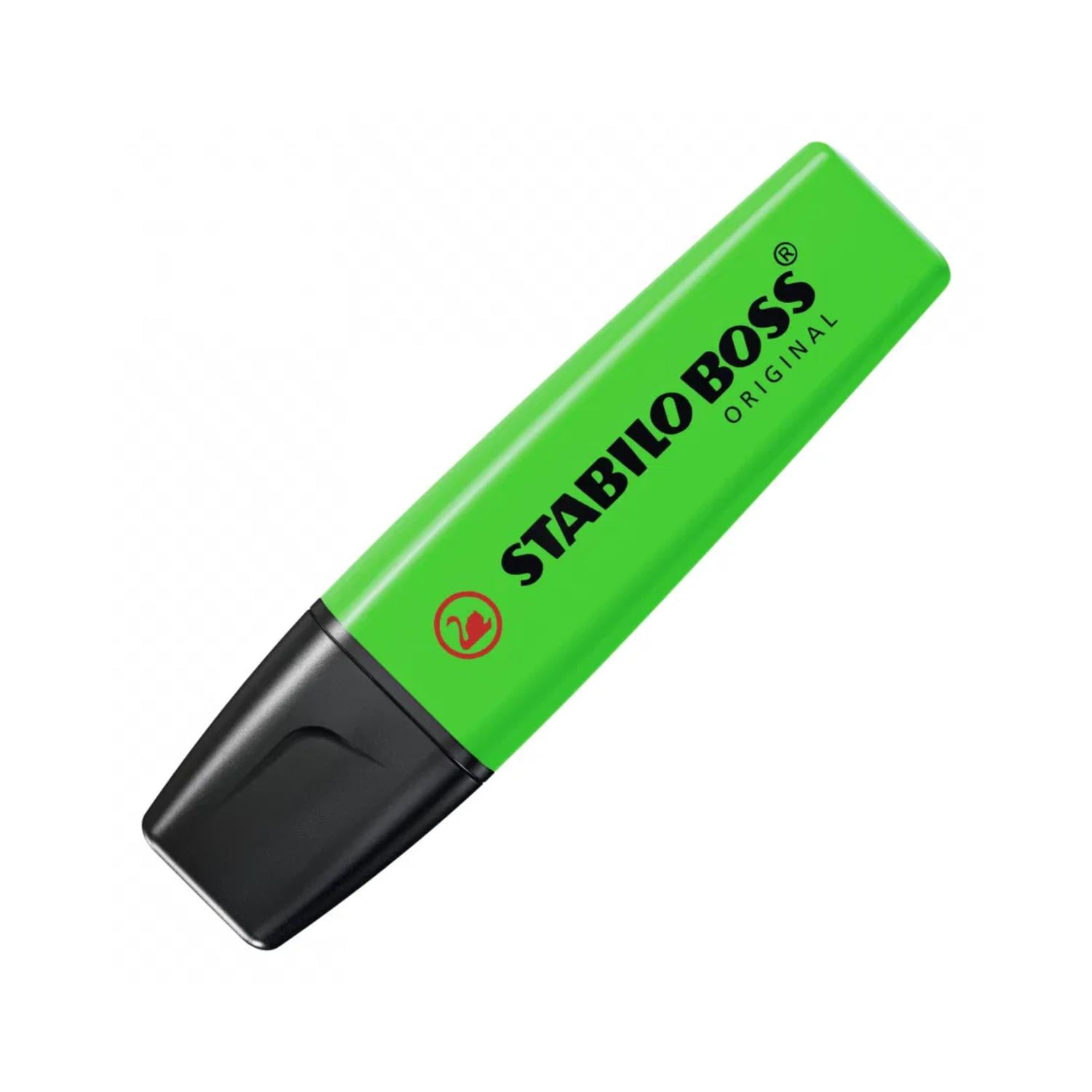 Destacador Stabilo Boss 2mm/5mm Verde