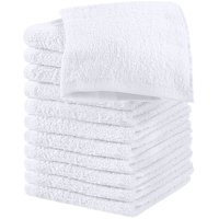 Utopia Towels - Juego De Paños Utopia, 12 Unidades, 100% Algodón, Color Blanco