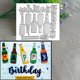 thumbnail image 5 of Troquel metálico TingZVen Happy Birthday Bottle 12 x 11 cm, 5 of 6