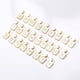 thumbnail image 2 of Collar HESHPAWS Shell Initial Letter A-Z Oro Amarillo 18 in, 2 of 3
