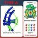 thumbnail image 3 of Kids Bow & Arrow Set with Large Dart Board & Sticky Balls - Perfect for Indoor/Outdoor Party Games & Target Practice!, 3 of 3