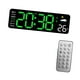 thumbnail image 3 of Reloj De Pared LED, Moderno, Ligero, Digital, Para Mesita De Noche, Hogar, Interior, Negro Y Verde, 3 of 3