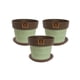 thumbnail image 1 of Set de 3 Maceta Greta 16cm Menta y sus platos, 1 of 3