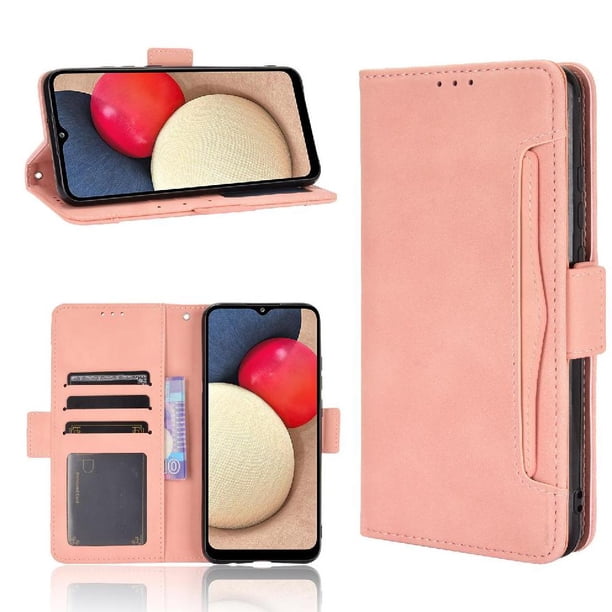 Funda Tipo Billetera FOXDOCK para Samsung Galaxy A02S – Tapa Flip con Tarjetero