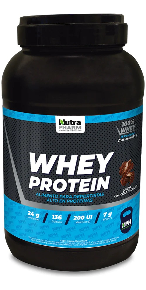 Nutrapharm - Whey Protein Chocolate 850 Gr (25 Porciones)
