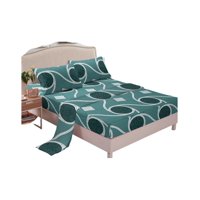 Genérica - Juego Sábanas Algodón King Suaves 8O8