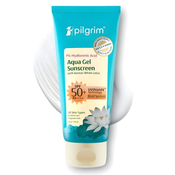 Protector Solar Pilgrim Aqua Gel FPS 50+ de Amplio Espectro 50 ml