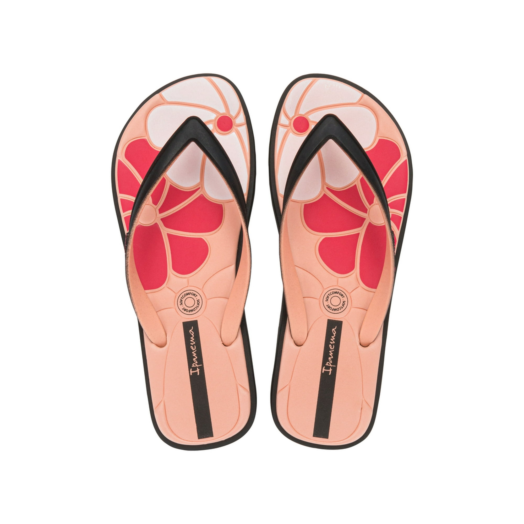 Sandalia Mujer Negro/rosa Classic Comfy Ipanema
