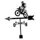 thumbnail image 4 of Veleta Indicador De Dirección Del Viento Para Decoración Exterior De Techo, Bicicleta De Montaña, 4 of 5