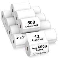 Etiquetas Térmicas Directas Avenemark 4X3 500 Etiquetas/Rollo X12