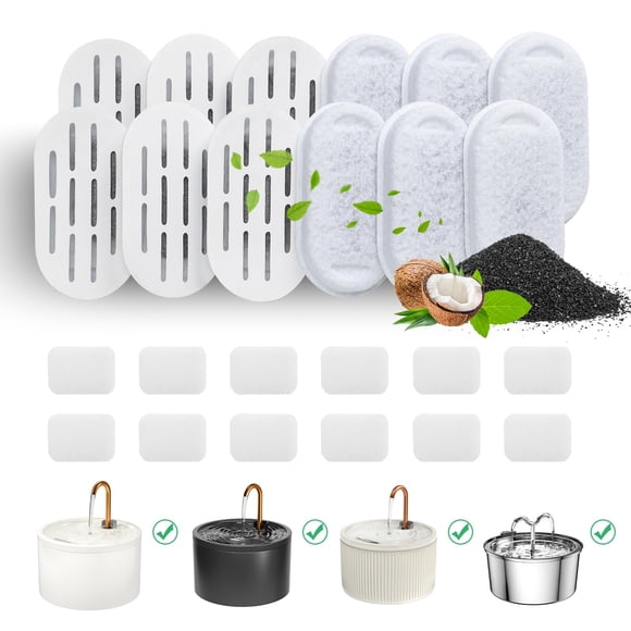 Paquete de 24 filtros Dooob para fuentes de agua Cat