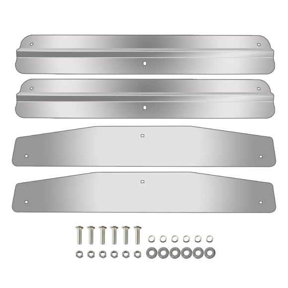 Pesos para guardabarros MGWILL 61 cm Acero inoxidable (par)