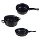thumbnail image 1 of Juego De 3 Ollas Y Sartenes, Utensilios De Cocina Resistentes Para Restaurante, Cocina, Hogar, Negro, 1 of 3