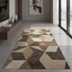 thumbnail image 2 of Alfombra Pasillera 3d Decorativa W.m G Moderna 1.8 M 60 Cm Cuadro Cafe Claro, 2 of 3