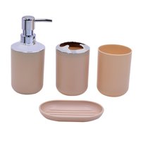 Bothyi - Accesorios De Baño Regalo De Inauguración De La Casa Soporte Para Cepillo De Dientes Para Tocador De Baño Albaricoque