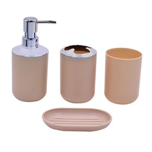 Bothyi - Accesorios De Baño Regalo De Inauguración De La Casa Soporte Para Cepillo De Dientes Para Tocador De Baño Albaricoque