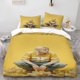 thumbnail image 1 of Yellow No. 25 Themed Bedding Set Duvet Cover and Pillowcase Set Soft and Comfortable for All Seasons, 1 of 5