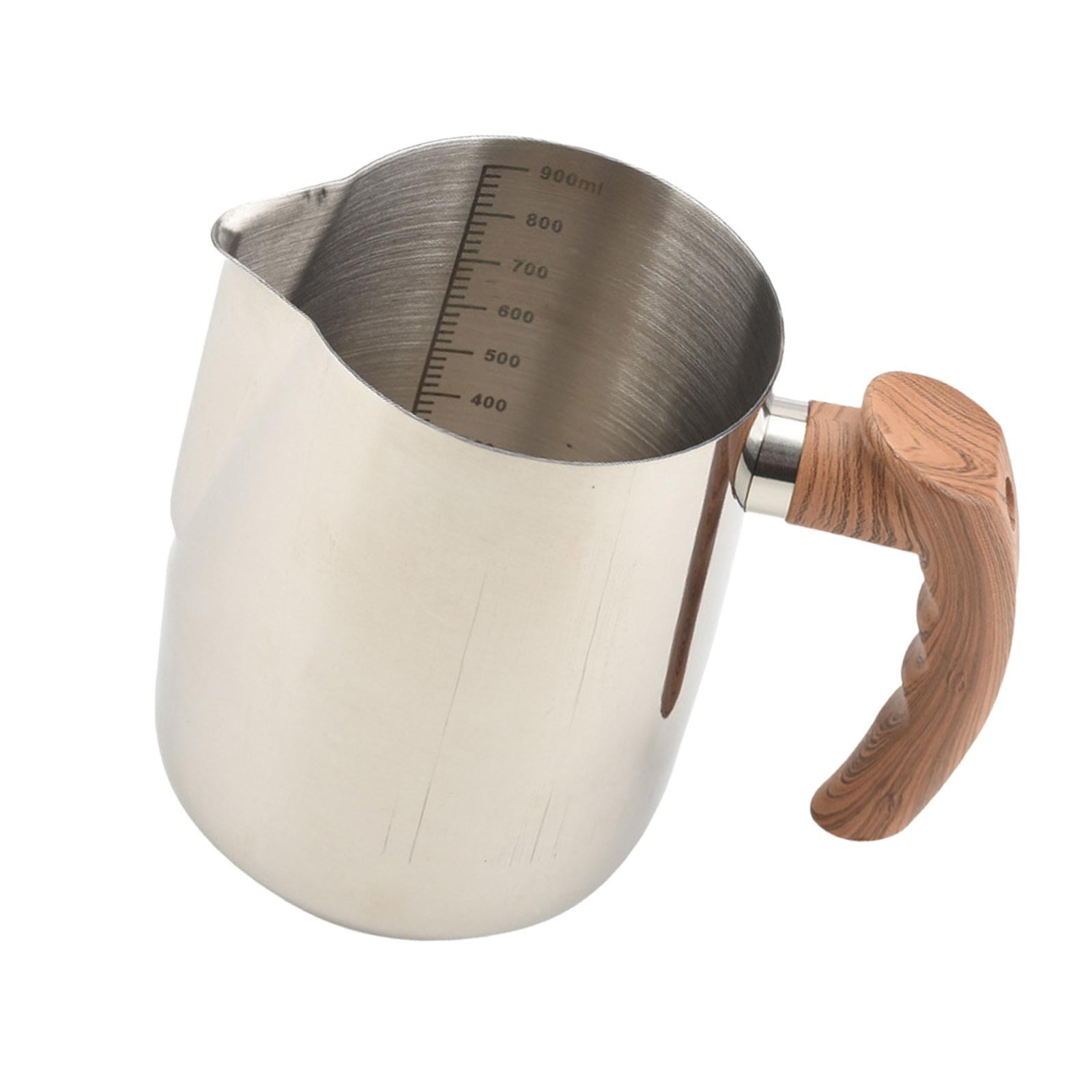 Bothyi - Taza Para Espumar Leche Jarra Para Espumar Leche Fácil De Limpiar Para Fiesta Hogar Cocina 1000ml