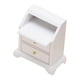 thumbnail image 5 of 1/12 Escala Casa De Muñecas Mesita De Noche Soporte De Almacenamiento Modelo De Madera Para Dormitorio Blanco, 5 of 5