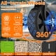 thumbnail image 3 of Carro plegable COZEER de alta resistencia, capacidad de 163 kg, 3 of 8