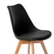 thumbnail image 3 of Pack 6 Sillas De Comedor Tulip Acolchada Negro, 3 of 7