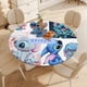 thumbnail image 4 of Lilo y Stitch-theme Fitted Round Tablecloths Elastic Edged Table Covers Waterproof Table Cloth for Kitchen Holiday Party Tables Decor 150cm, 4 of 6