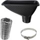 thumbnail image 1 of Conducto de Aire para Auto Craedli Fibra de Carbono Universal, 1 of 3
