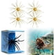thumbnail image 1 of Cebo dado peludo 4 uds pesca lubina flotante TPR vinilo estrella reflectante, 1 of 8