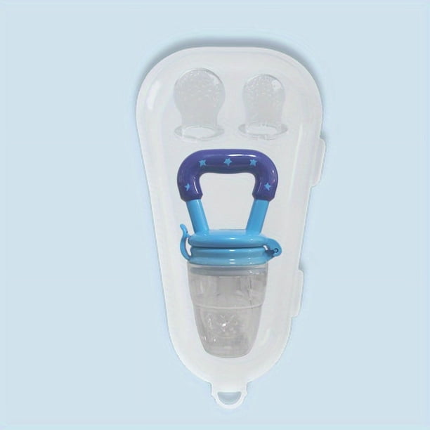 5pcs/set Baby Fresh Food Fruit Vegetable Feeder With Small Middle Large Pacifier, Infant Toddler Teether Soothing Toy, Food Juice Supplement Processo, Baby Food Feeder Pacifier, Feeding Food Squeeze