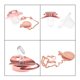 thumbnail image 5 of Chupete ANFENG rosa personalizado con clip y cubierta, 5 of 7